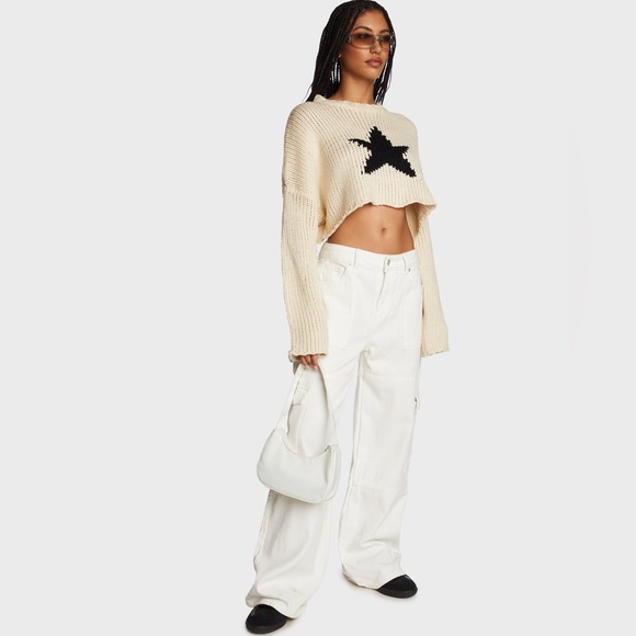 Edikted Pants & Jumpsuits Edikted Ember Denim Cargo Pants Poshmark